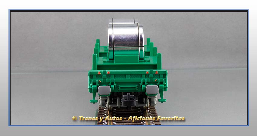 Vagón plataforma bobinas Tipo Rgmms - Renfe