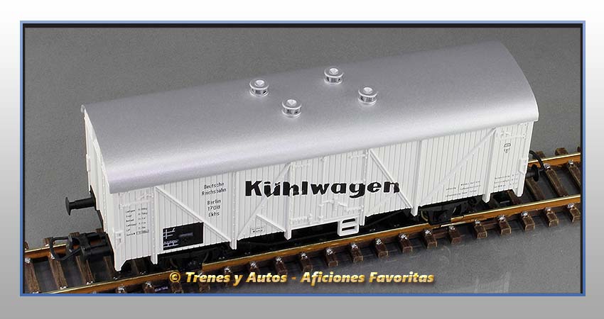 Vagón cerrado refrigerado Tipo Gkhs - DR