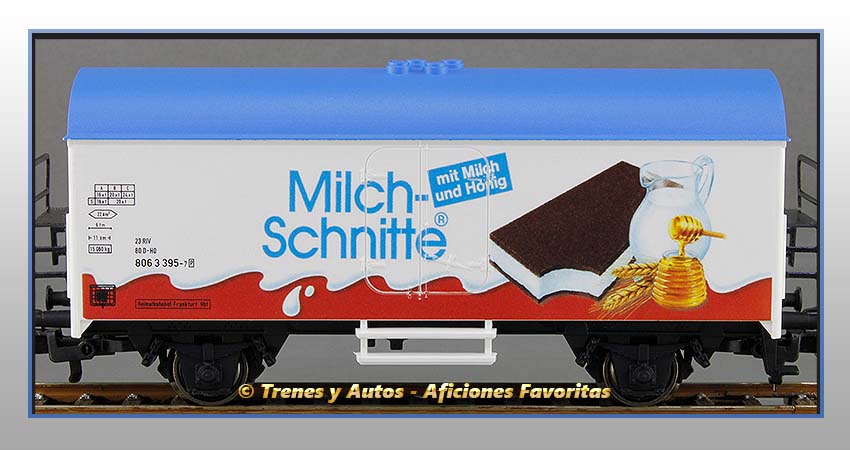 Vagón cerrado refrigerado "Milch-Schnitte" - Privado