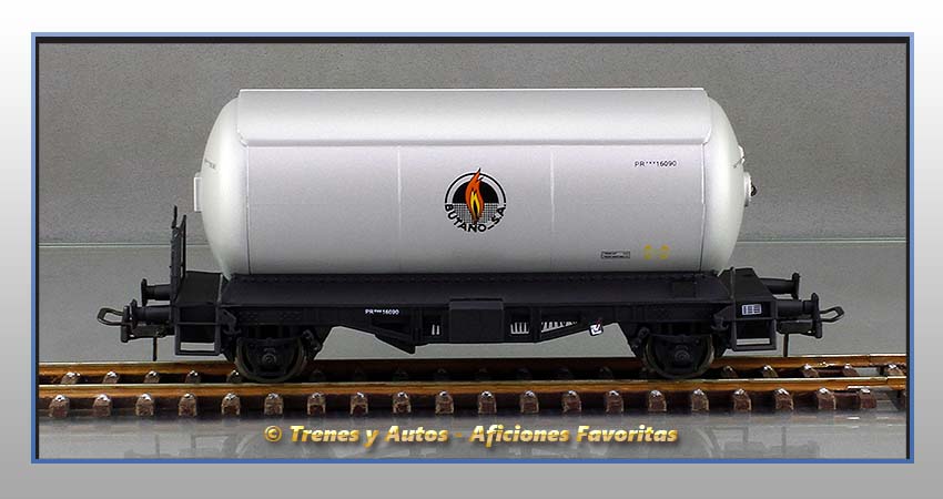 Vagón cisterna gases licuados "Butano S.A." - Renfe
