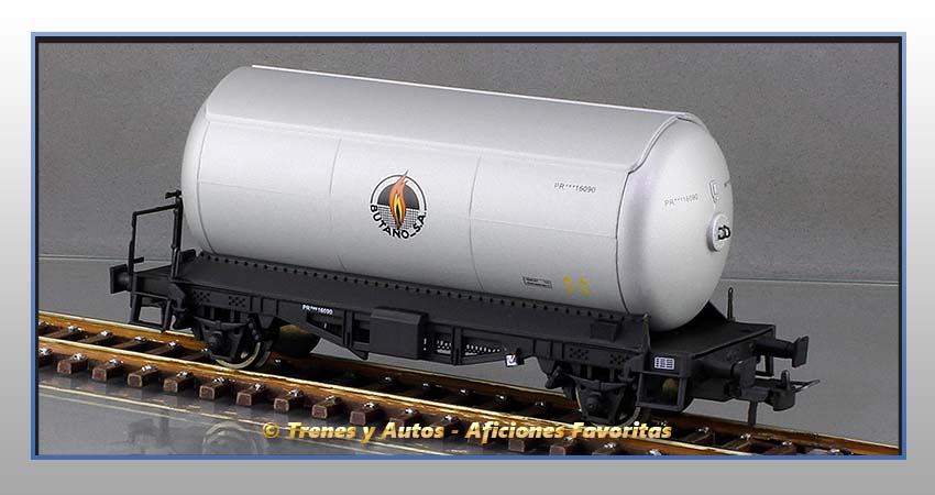 Vagón cisterna gases licuados "Butano S.A." - Renfe