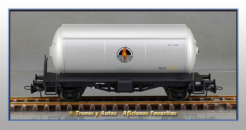 Vagón cisterna gases licuados "Butano S.A." - Renfe