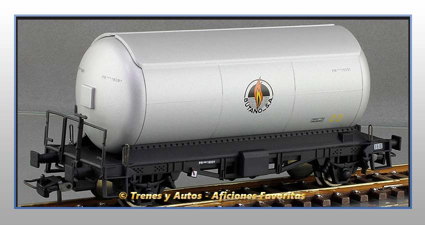 Vagón cisterna gases licuados "Butano S.A." - Renfe