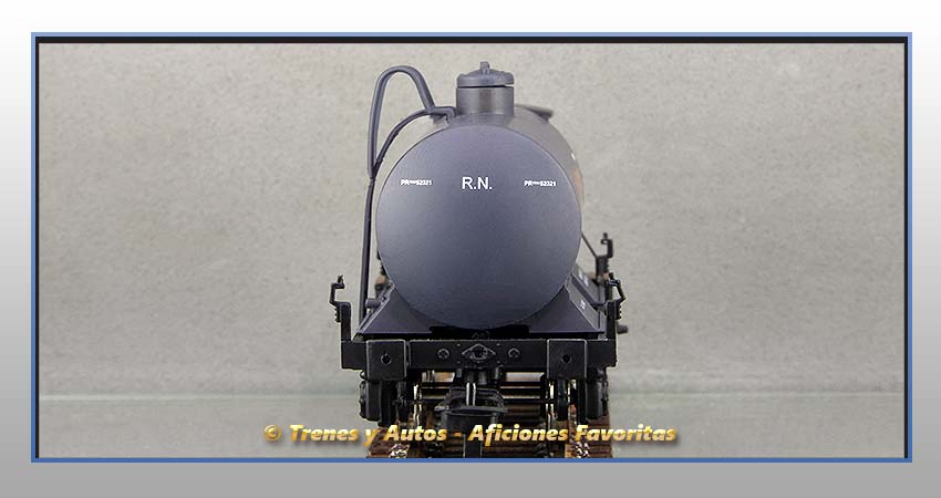 Vagón cisterna unificada con garita "Campsa" - Renfe