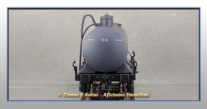 Vagón cisterna unificada con garita "Campsa" - Renfe