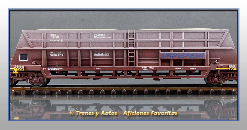 Vagón tolva arena "Transfesa" - Renfe