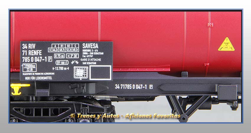 Vagón cisterna "Savesa" - Renfe