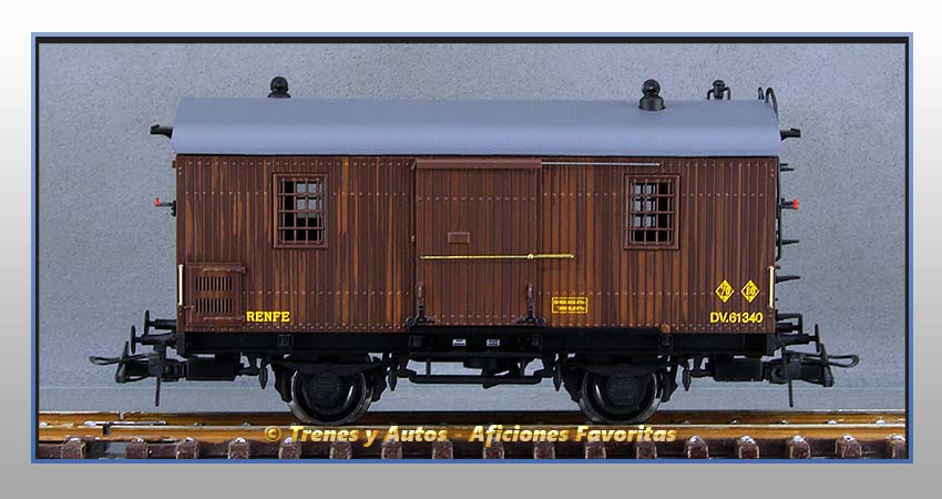 Furgón equipaje y paquetería Tipo DV - Renfe