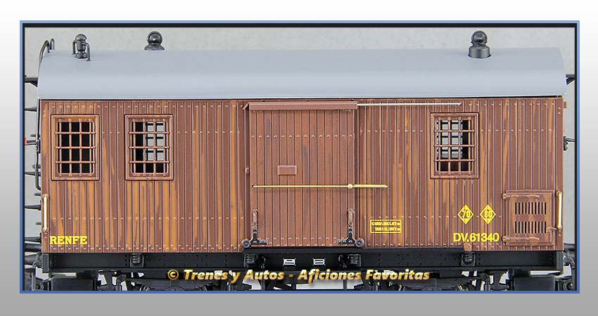 Furgón equipaje y paquetería Tipo DV - Renfe