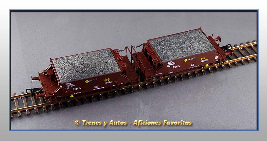 Vagones tolvas dúo Tipo T-U - Renfe