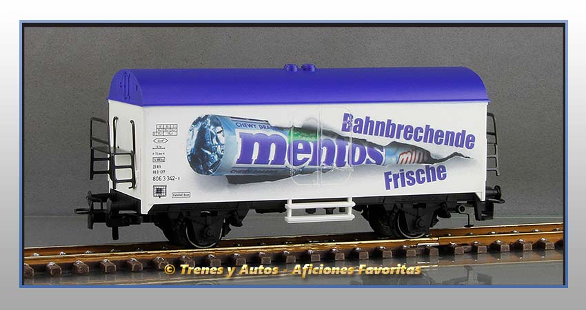 Vagón cerrado refrigerado "Mentos" - Privada