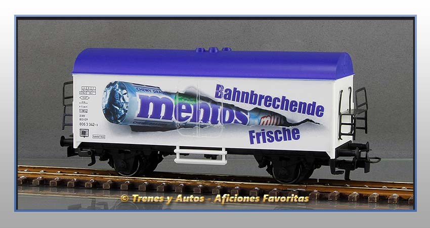 Vagón cerrado refrigerado "Mentos" - Privada