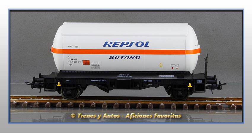 Vagones cisterna gases licuados Zgkk "Repsol-Butano" - Renfe