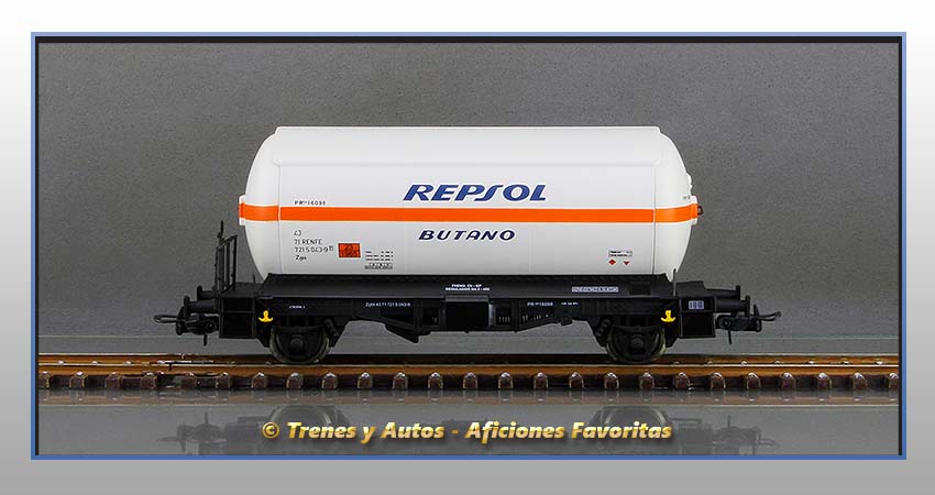 Vagones cisterna gases licuados Zgkk "Repsol-Butano" - Renfe