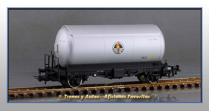 Vagones cisterna gases licuados Tipo 300000 "Butano SA" - Renfe