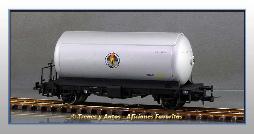 Vagones cisterna gases licuados Tipo 300000 "Butano SA" - Renfe