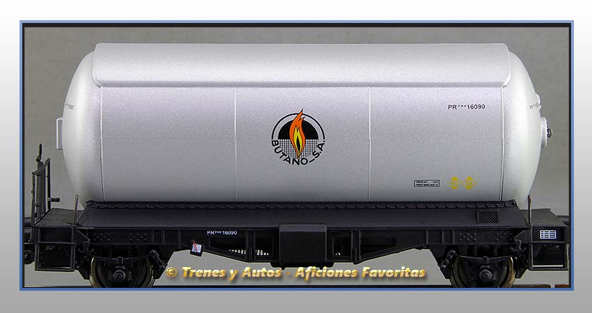 Vagones cisterna gases licuados Tipo 300000 "Butano SA" - Renfe