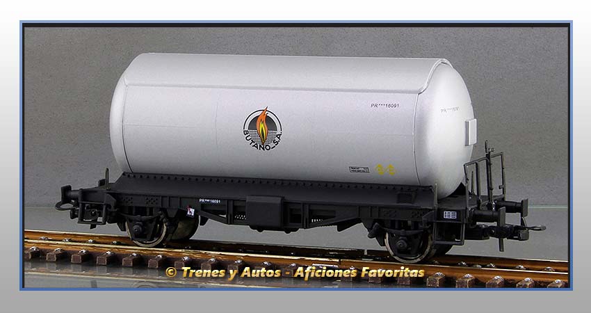 Vagones cisterna gases licuados Tipo 300000 "Butano SA" - Renfe