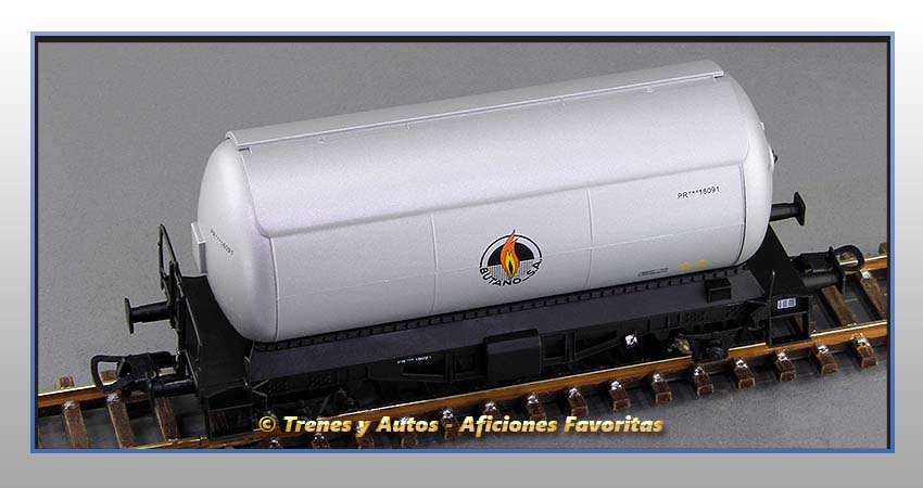 Vagones cisterna gases licuados Tipo 300000 "Butano SA" - Renfe