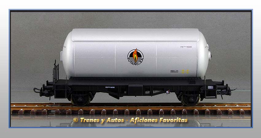 Vagones cisterna gases licuados Tipo 300000 "Butano SA" - Renfe