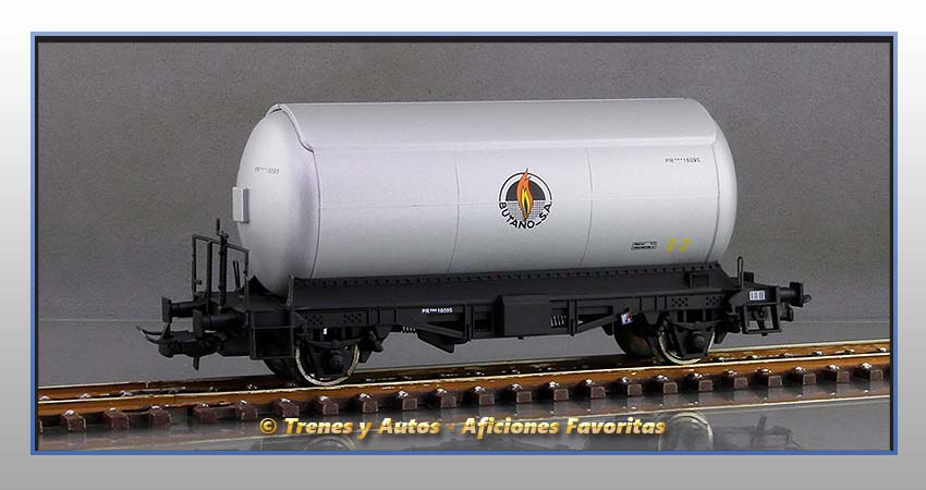 Vagones cisterna gases licuados Tipo 300000 "Butano SA" - Renfe