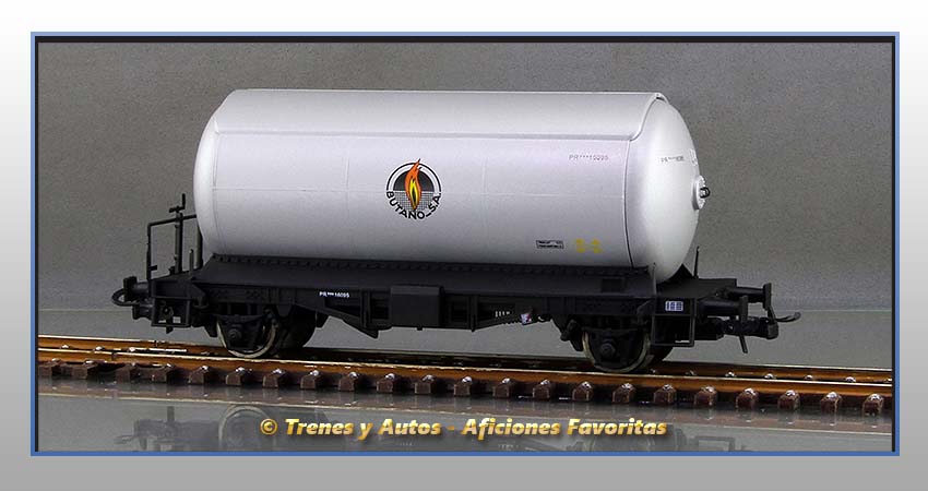 Vagones cisterna gases licuados Tipo 300000 "Butano SA" - Renfe