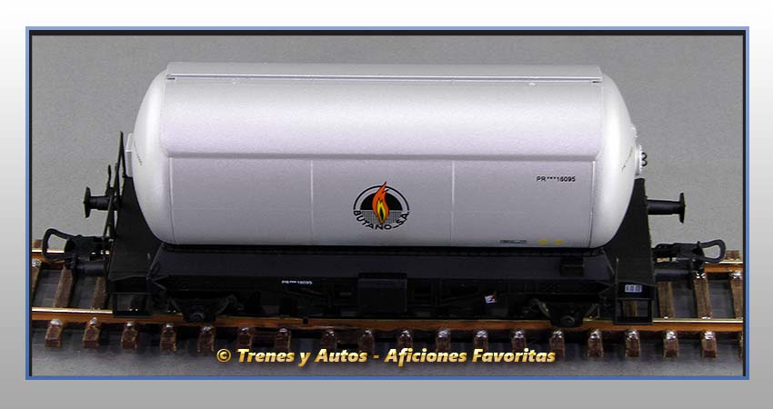 Vagones cisterna gases licuados Tipo 300000 "Butano SA" - Renfe
