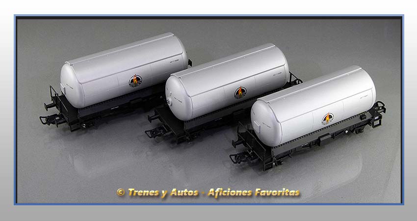 Vagones cisterna gases licuados Tipo 300000 "Butano SA" - Renfe
