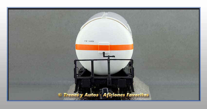 Vagón cisterna gases licuados Tipo PR Zgkk "Repsol-Butano" - Renfe