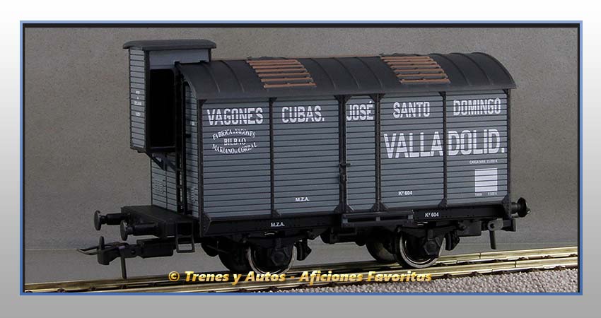 Vagón foudre transporte vino con garita "José Santo Domingo" - M.Z.A.