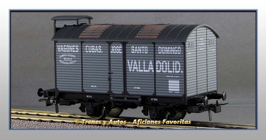Vagón foudre transporte vino con garita "José Santo Domingo" - M.Z.A.