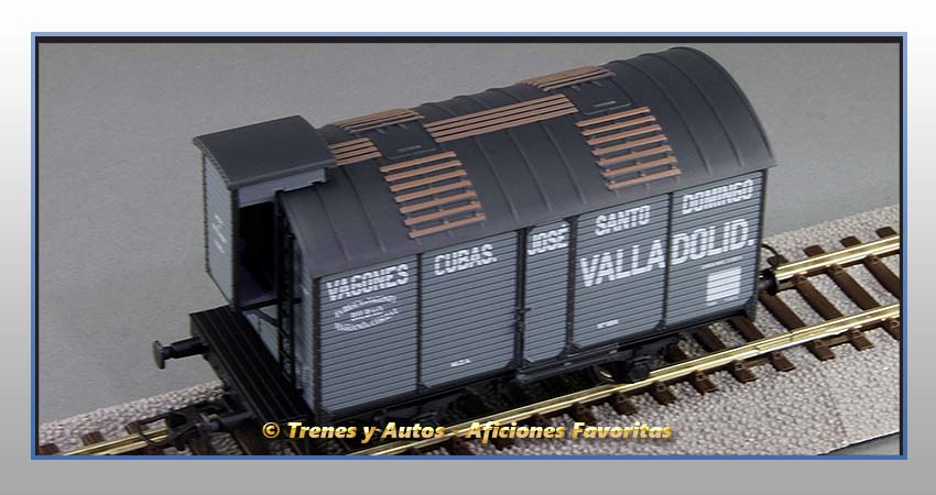Vagón foudre transporte vino con garita "José Santo Domingo" - M.Z.A.