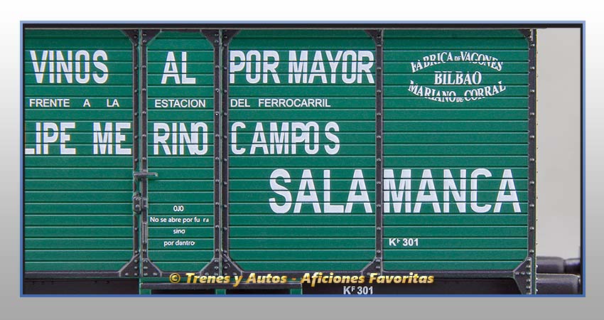 Vagón foudre transporte vino con garita "Felipe Merino Campos" - M.Z.A.