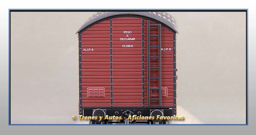 Vagón foudre transporte vino "Herminio y José Mª Picazo" - Norte