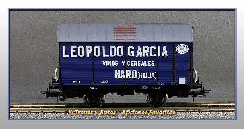 Vagones foudre "Leopoldo García" y "Domingo Eugui" - Norte/M.Z.A.