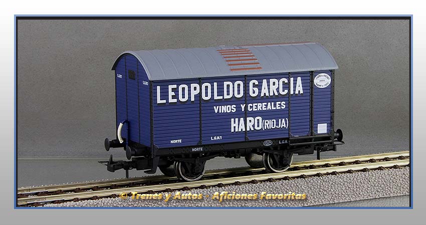 Vagones foudre "Leopoldo García" y "Domingo Eugui" - Norte/M.Z.A.