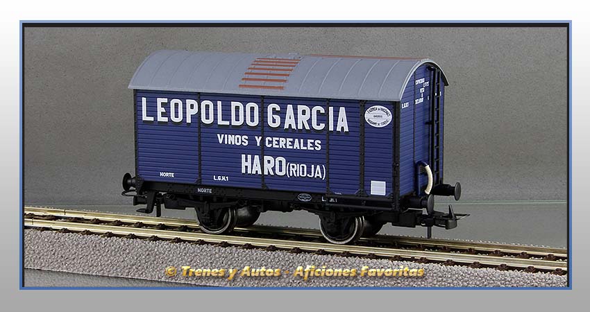 Vagones foudre "Leopoldo García" y "Domingo Eugui" - Norte/M.Z.A.