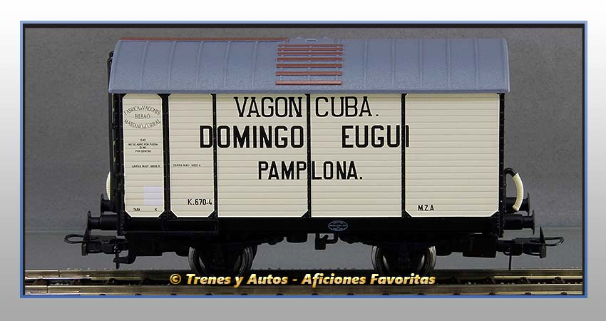 Vagones foudre "Leopoldo García" y "Domingo Eugui" - Norte/M.Z.A.