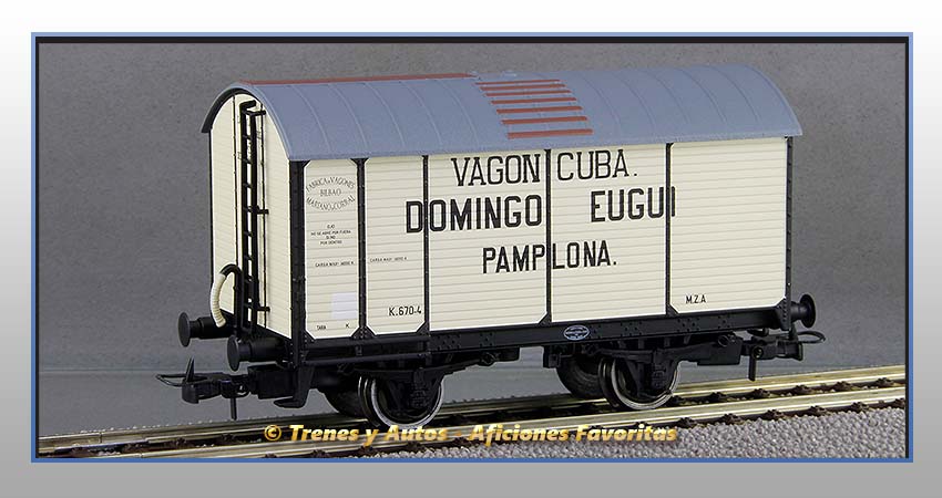 Vagones foudre "Leopoldo García" y "Domingo Eugui" - Norte/M.Z.A.