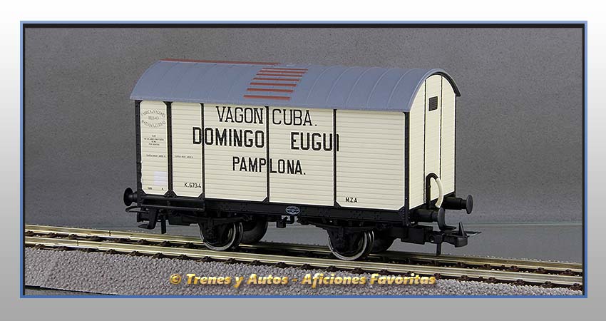 Vagones foudre "Leopoldo García" y "Domingo Eugui" - Norte/M.Z.A.