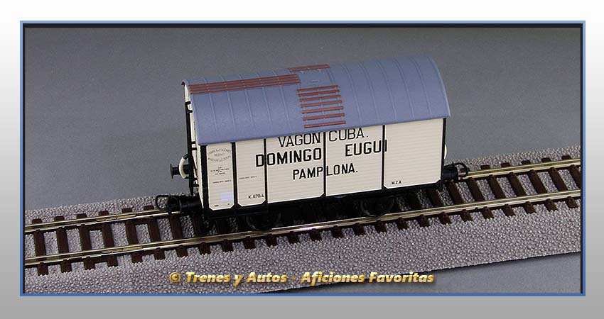 Vagones foudre "Leopoldo García" y "Domingo Eugui" - Norte/M.Z.A.