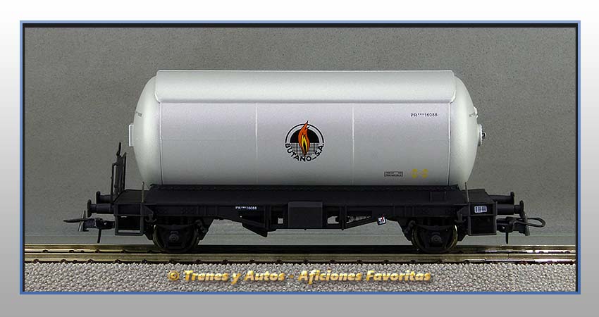 Vagón cisterna gases licuados Tipo PR "Butano S.A." - Renfe