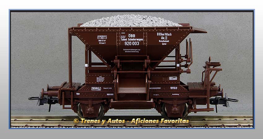 Vagón tolva Talbot Carga grava - ÖBB