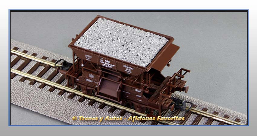 Vagón tolva Talbot Carga grava - ÖBB