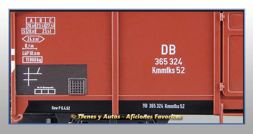 Vagones techo deslizante Tipos Kmmfks 52 y Kmmks 51 - DB