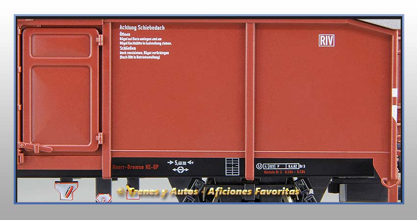 Vagones techo deslizante Tipos Kmmfks 52 y Kmmks 51 - DB