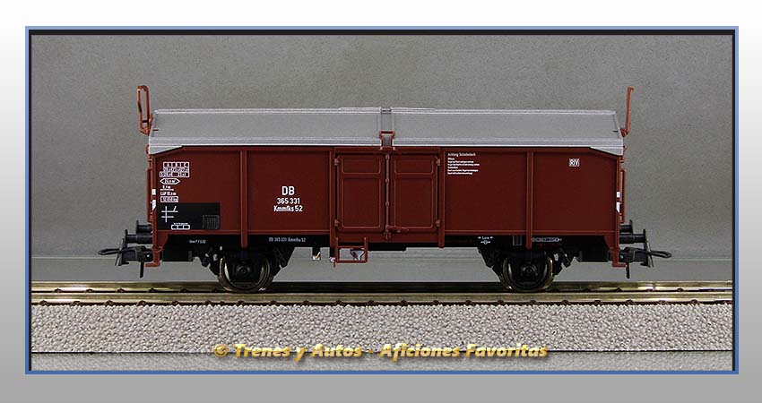 Vagones techo deslizante Tipos Kmmfks 52 y Kmmks 51 - DB