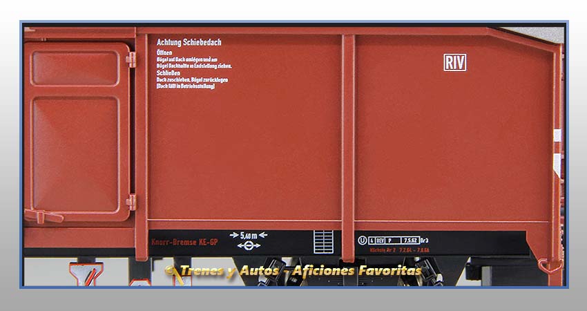 Vagones techo deslizante Tipos Kmmfks 52 y Kmmks 51 - DB