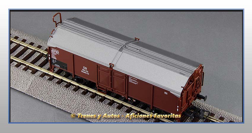 Vagones techo deslizante Tipos Kmmfks 52 y Kmmks 51 - DB