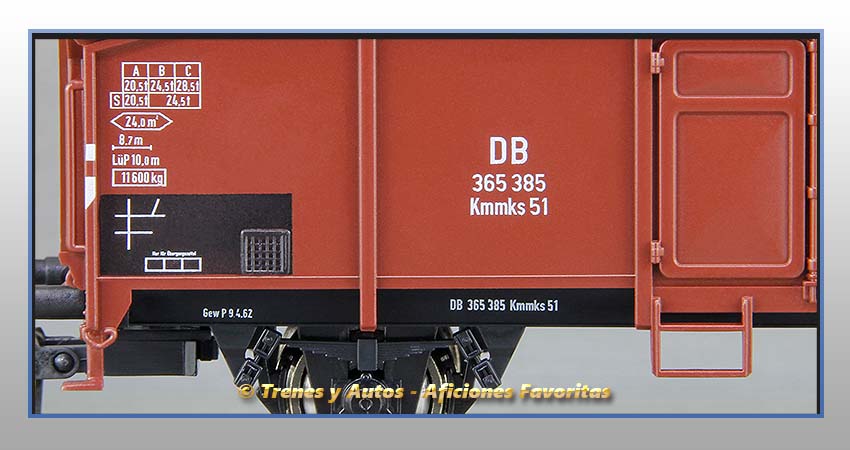 Vagones techo deslizante Tipos Kmmfks 52 y Kmmks 51 - DB